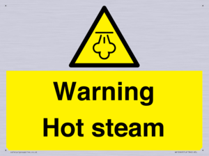 Warning Hot steam